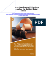 The Palgrave Handbook of Literature and Mathematics 1St Edition Robert Tubbs Full Chapter