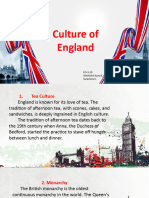 Culture of England