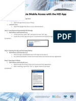 How To Activate Mobile Access With The HID App