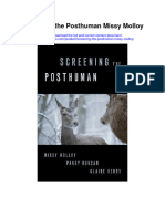 Download Screening The Posthuman Missy Molloy all chapter