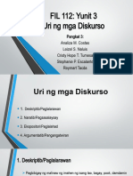 fil112-YUNIT3-Uri NG Diskurso