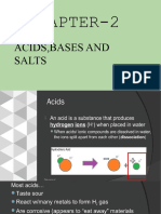 Chapter-2: Ids, Bases and Salts