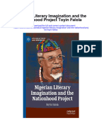 Download Nigerian Literary Imagination And The Nationhood Project Toyin Falola full chapter