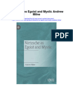 Download Nietzsche As Egoist And Mystic Andrew Milne full chapter