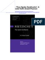 Nietzsches Thus Spoke Zarathustra A Critical Guide Keith Ansell Pearson Full Chapter