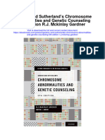 Download Gardner And Sutherlands Chromosome Abnormalities And Genetic Counseling 5Th Edition R J Mckinlay Gardner full chapter