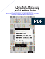 Gardner and Sutherlands Chromosome Abnormalities and Genetic Counseling 5Th Edition R J Mckinlay Gardner Full Chapter