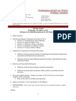 Charter Drafting Committee Agenda 2011-11-09