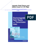Electromagnetic Field Theory and Transmission Lines G S N Raju Full Chapter