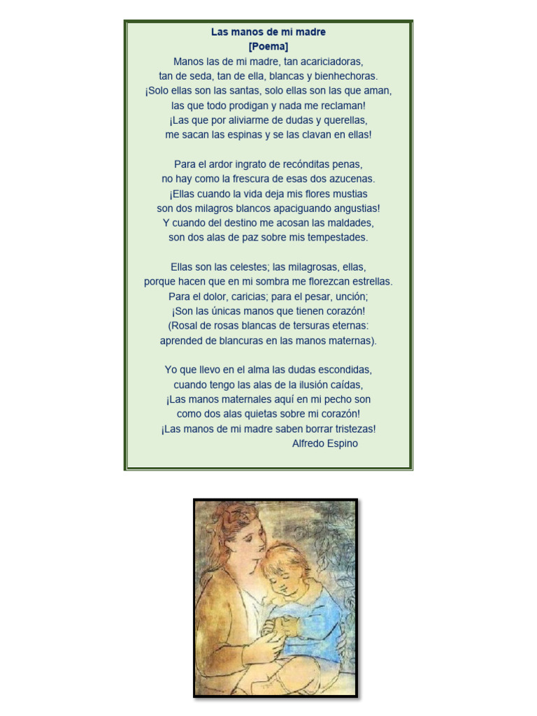 Las Manos de Mi Madre | PDF