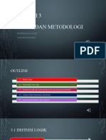 BAB 3 LOGIK DAN METODOLOGI BERFIKIR