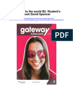 Gateway To The World B2 Students Book David Spencer Full Chapter