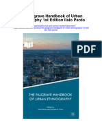The Palgrave Handbook of Urban Ethnography 1St Edition Italo Pardo Full Chapter