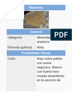 Guía de Minerales Niquelina