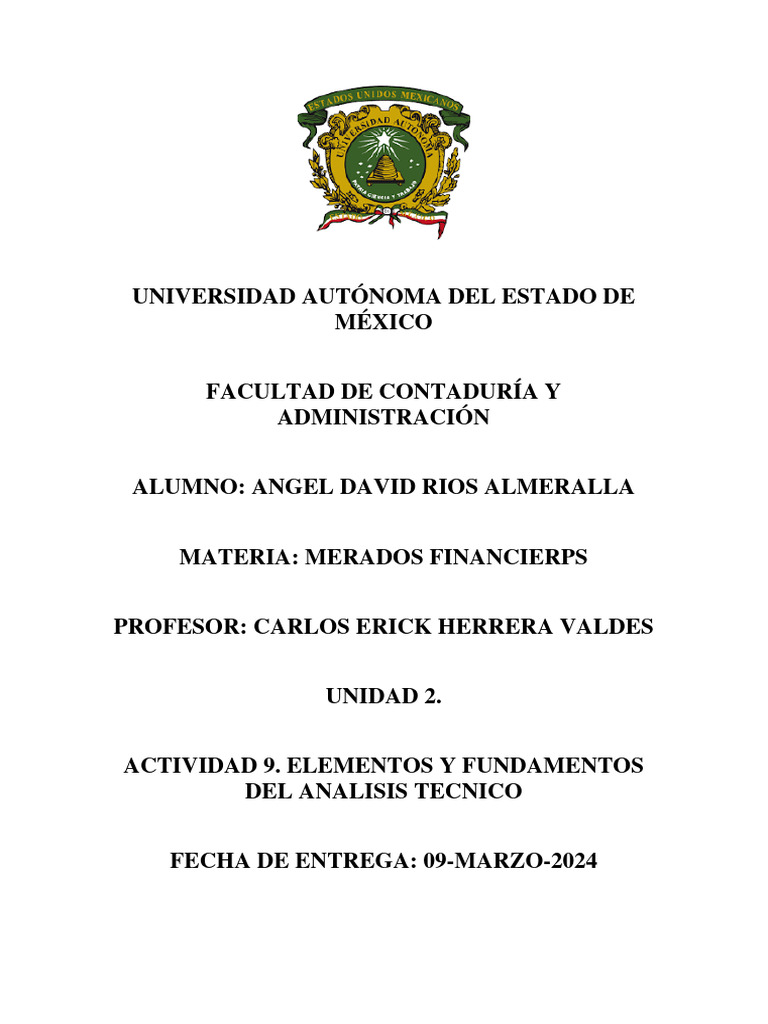 ANGEL DAVID RIOS ALMERALLA - Actividad 9. Elementos y Fundamentos Del ...