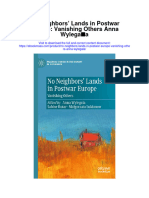 No Neighbors Lands in Postwar Europe Vanishing Others Anna Wylegala Full Chapter