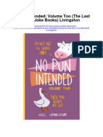 No Pun Intended Volume Too The Last of Us Joke Books Livingston Full Chapter