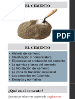 Materiales de Construccion Tema 5 - Cemento - Prof. William Valencia