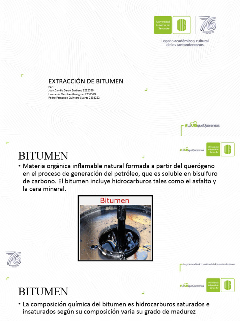 Extracción y Análisis del Bitumen | PDF | Petróleo | Roca (geología)