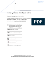 Horner Syndrome Clinical Perspectives