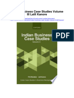 Download Indian Business Case Studies Volume Iii Lalit Kanore full chapter