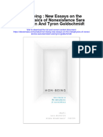 Download Non Being New Essays On The Metaphysics Of Nonexistence Sara Bernstein And Tyron Goldschmidt full chapter