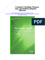 Download The Peoples Game Football Finance And Society 2Nd Edition Stephen Morrow full chapter