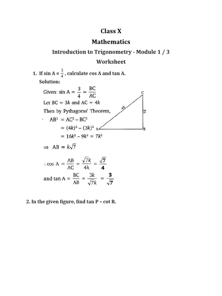 Khan Academy Intro To Trigonometry