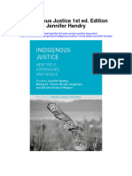 Download Indigenous Justice 1St Ed Edition Jennifer Hendry full chapter