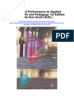 Download Embodied Performance As Applied Research Art And Pedagogy 1St Edition Julie Ann Scott Auth full chapter