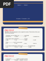 Week 4 - Argumentative Text - Modal Verbs and Modal Adverbs