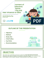 Food Environment of Children and Adolescents Study - Summary of Results