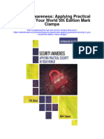 Download Security Awareness Applying Practical Security In Your World 5Th Edition Mark Ciampa all chapter