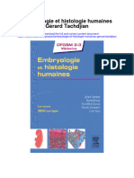 Embryologie Et Histologie Humaines Gerard Tachdjian Full Chapter