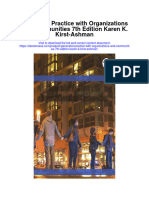 Generalist Practice With Organizations and Communities 7Th Edition Karen K Kirst Ashman Full Chapter
