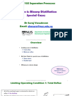 6-Lecture Note - Binary Distillation Special Cases