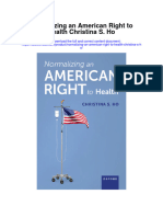 Normalizing An American Right To Health Christina S Ho Full Chapter