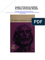 Download The Philosophy Of Science Institute Lectures St Johns University Studies full chapter