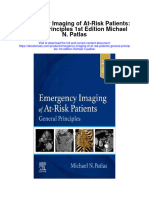 Emergency Imaging of at Risk Patients General Principles 1St Edition Michael N Patlas Full Chapter