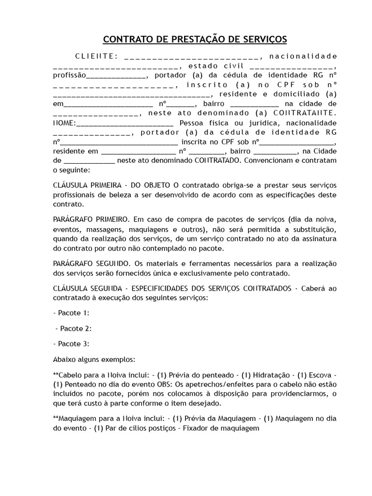 Contrato+de+prestac A O+de+servic Os+2 | PDF