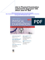 Download Seidels Guide To Physical Examination An Interprofessional Approach 10Th Edition Jane W Ball all chapter