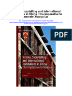 Download Norms Storytelling And International Institutions In China The Imperative To Narrate Xiaoyu Lu full chapter