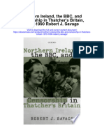 Download Northern Ireland The Bbc And Censorship In Thatchers Britain 1979 1990 Robert J Savage full chapter