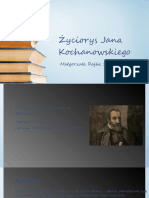 Życiorys Jana Kochanowskiego