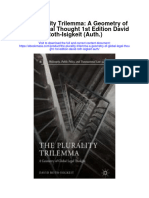 The Plurality Trilemma A Geometry of Global Legal Thought 1St Edition David Roth Isigkeit Auth Full Chapter