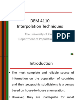 DEM4110_Interpolation and Extrapolation_2021