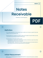 Notes and Loans Receivable