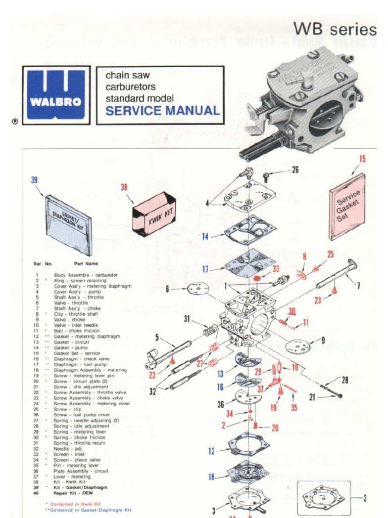 Walbro Manual PDF