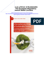 Download Information As A Driver Of Sustainable Finance The European Regulatory Framework Nadia Linciano full chapter
