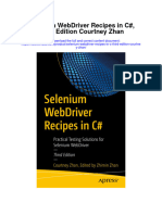 Selenium Webdriver Recipes in C Third Edition Courtney Zhan All Chapter